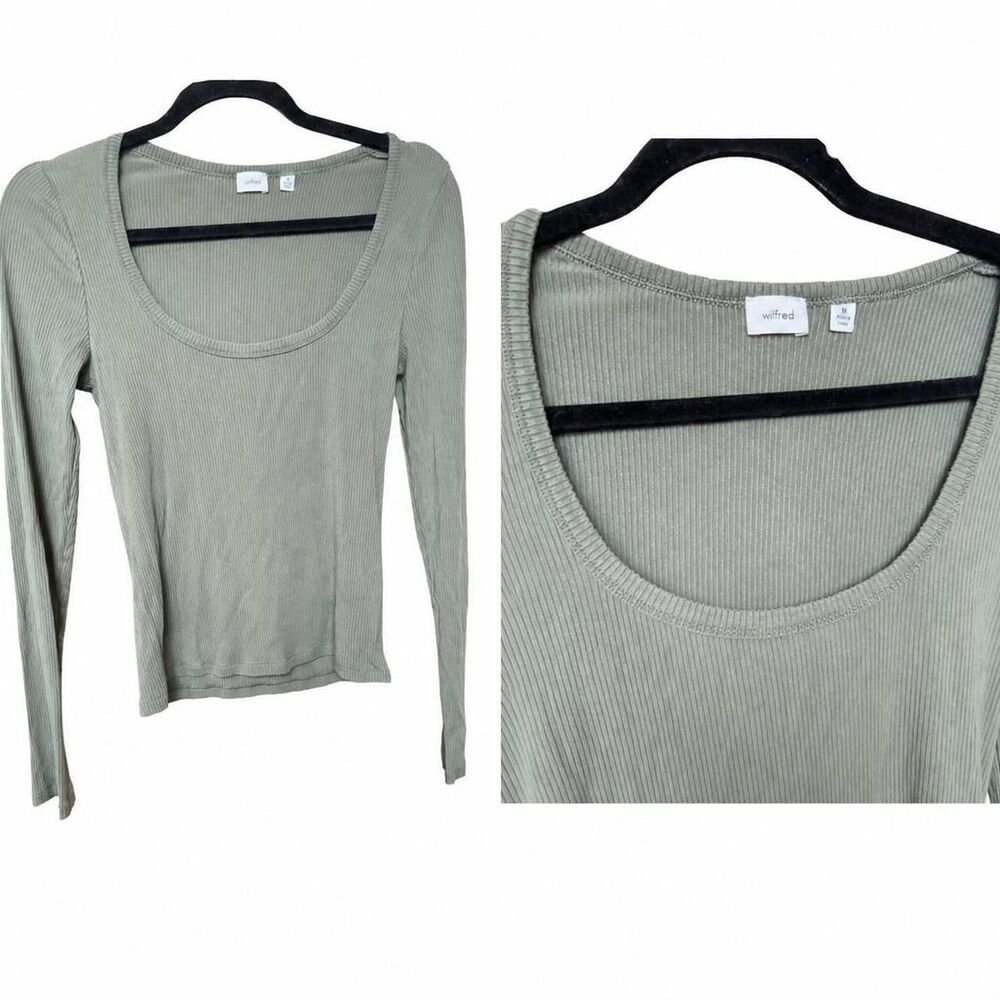 Wilfred Women's Green and Khaki Shirt